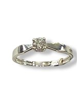 Anillo Demetra Mujer ESSENTIAL in Oro blanco Diamante 0.15 Ct 010.F.015.W - 010.F.015.W